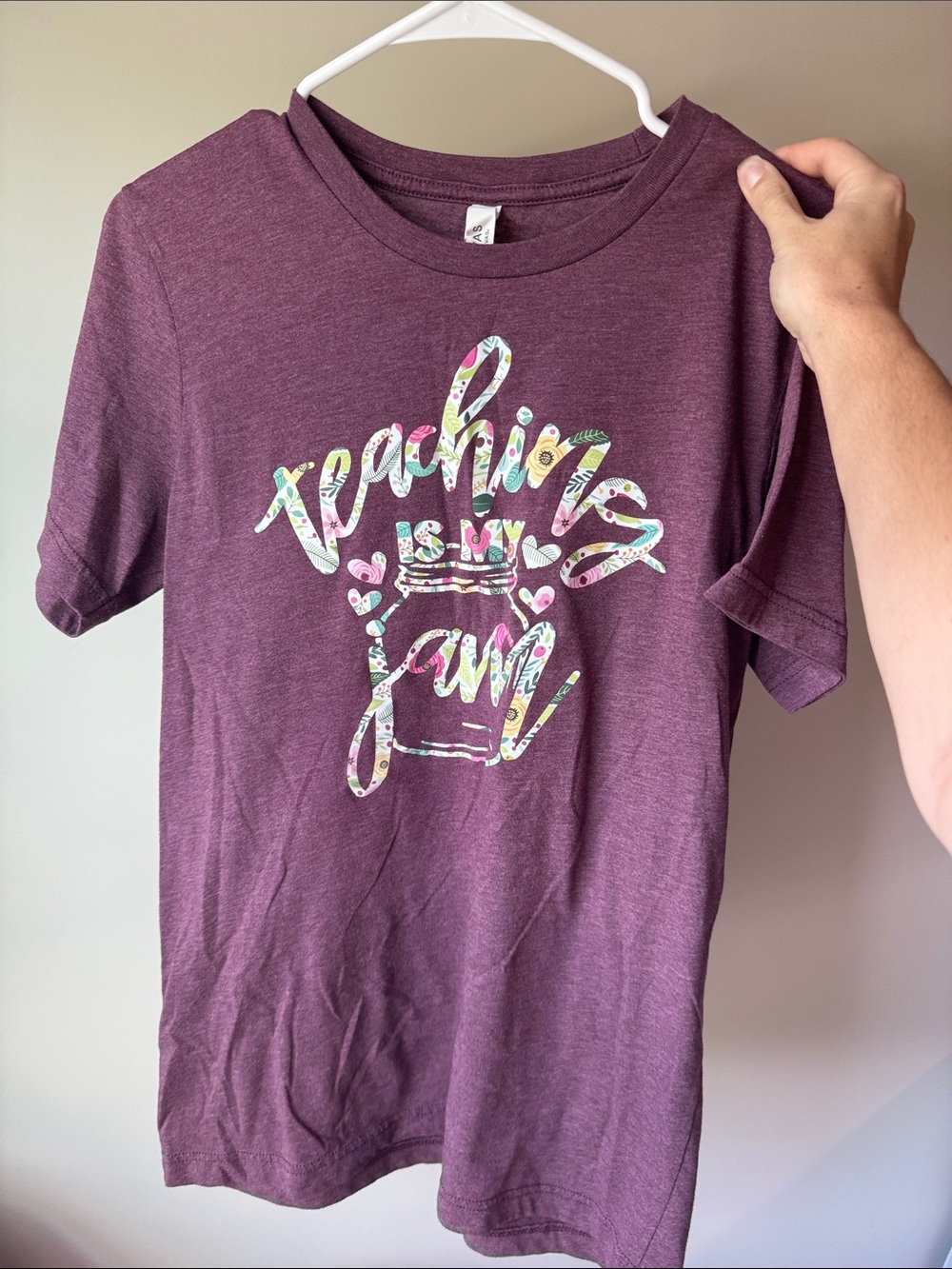 Plum Graphic Tee - Teaching Is My Jam